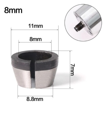 Klieština 8mm pre Makita 11x7x8,8mm