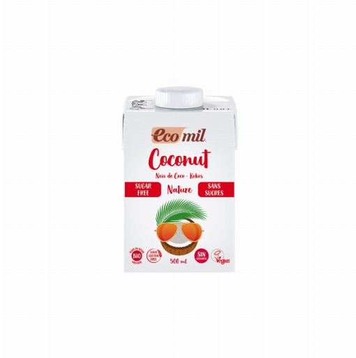 KOKOSOVÝ NÁPOJ BEZ CUKRU BIO 500 ML - ECOMIL