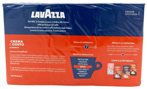 Lavazza Crema E Gusto Forte mletá káva 1x250g
