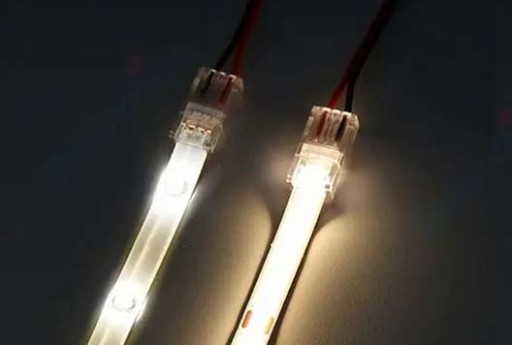 Konektor pre COB LED pásy IP20 10mm konektor s káblom