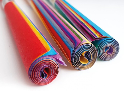 6x A3 SMOOTH hodvábny papier na kotúčoch, 10 interprintových farieb, 30 cm