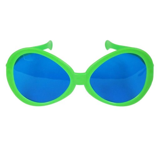 MEGA VEĽKÉ ZÁBAVNÉ OKULIARE GREEN PARTY