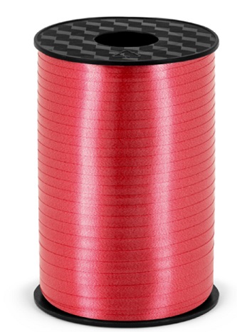 Červená plastová stuha Červená 5mm/225m