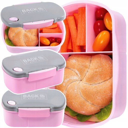 ZÁLOŽNÝ BUNCHBOX 3 priehradkový Lunchbox BPA FREE