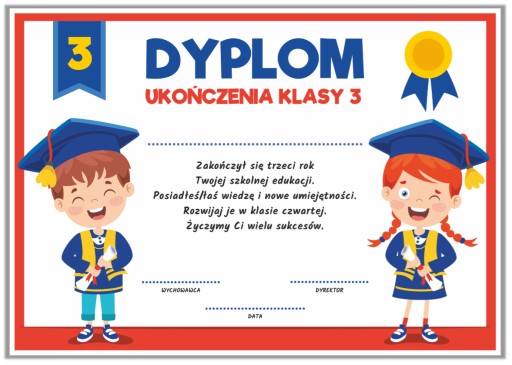 Diplom: absolvovanie 3. ročníka (model 12)