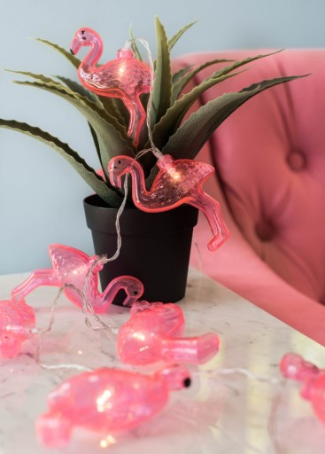 Solárne záhradné svietidlo LED girlanda FLAMINGIONS