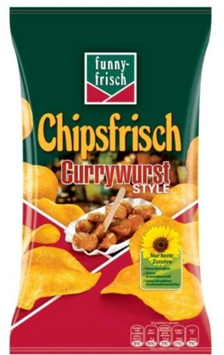 Zemiakové lupienky Funny Frisch Currywurst 150g