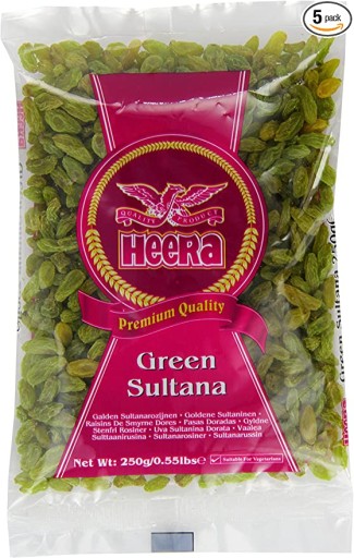 ZELENÉ Hrozienka SULTANAS 250G HEERA