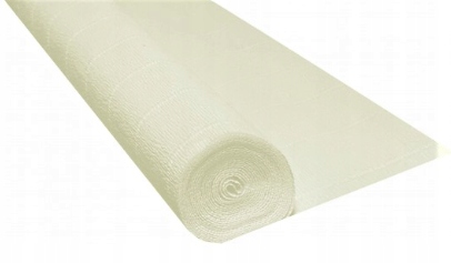 TALIANSKA DEKORATÍVNA KREPELÍNA 180G BIELA 50X250CM