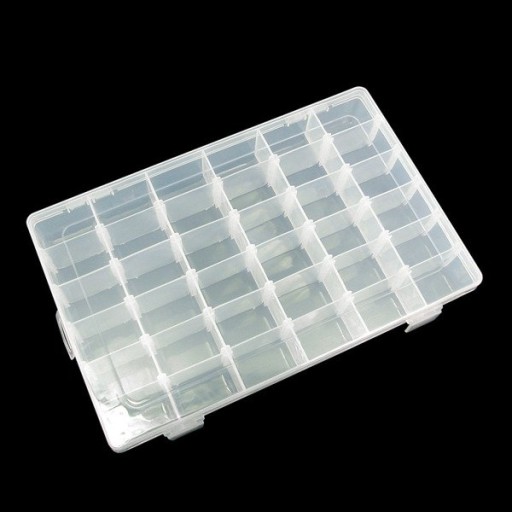 Organizér box kontajner 36 priehradiek 275x175x46 36 priehradiek prázdnych