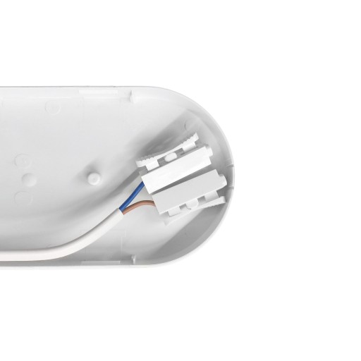 Prisadené LED svietidlo 8W IP54, biele, neutrálne oválne