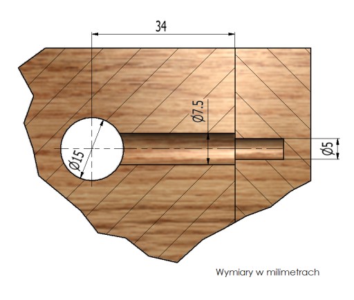 50x Excentrický nábytkový konektor fi15 pre 18mm dosku