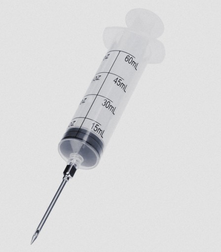 KUCHYŇSKÁ INJEKČNÁ STRIEKAČKA 60ML NA NÁDRŽENIE