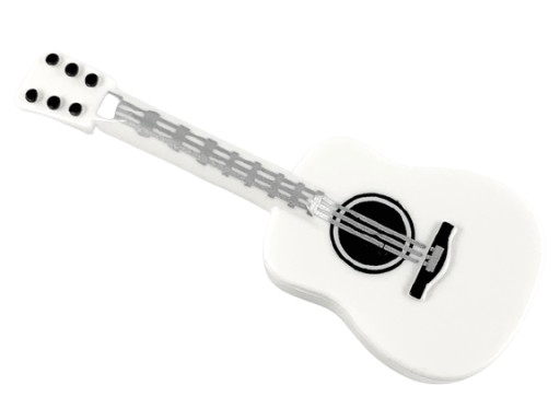 LEGO 25975pb02 AKUSTICKÁ GUITARA biela NOVINKA (1g)
