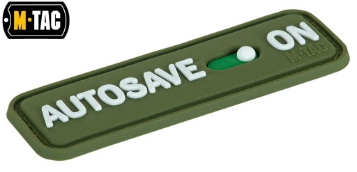Nášivka Autosave PVC Olive M-Tac emblém