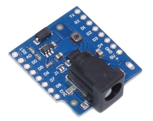 453 WEMOS Shield D1 mini V1.1.0 DC napájanie 7-24V 1A