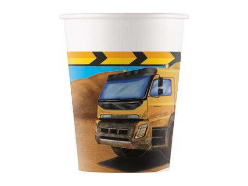 Narodeninové poháre Konštrukcia 200ml 8ks Narodeninové