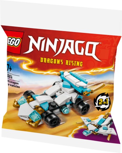 LEGO Ninjago Zaneova dračia sila - Vozidlá 30674