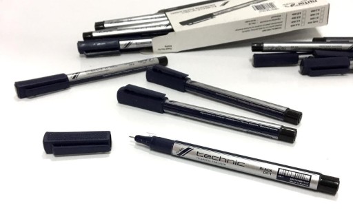 KONCOVKA KRESLENIA KRESLENIE PENTER ČIERNA 0,4 mm technická