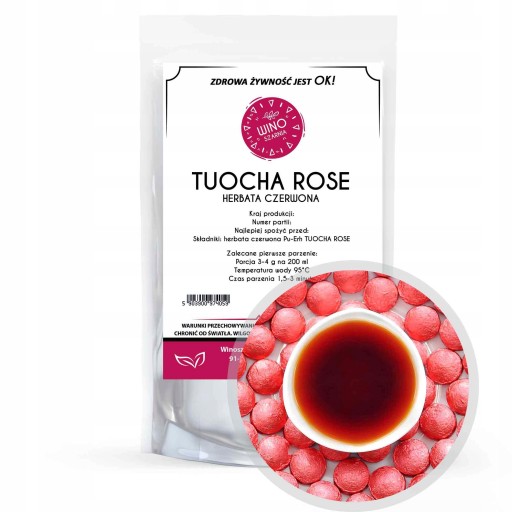 Lisovaný čaj červený PU ERH TUOCHA RUŽA 100g puerh
