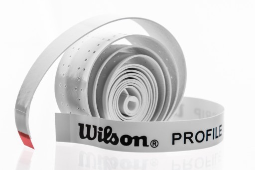 Tenisová lepiaca omotávka Wilson Overgrip - farba: biela