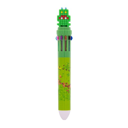 Viacfarebné 10-farebné automatické guľôčkové pero pre deti MINECRAFT Astra