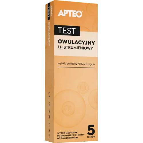 APTEO LH tryskový ovulačný test, 5 ks.