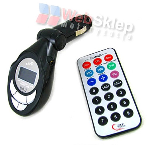 W6Z19 TRANSMITER FM MP3 WMA USB KARTA SD KARTA MMC REMOTE 0000-00