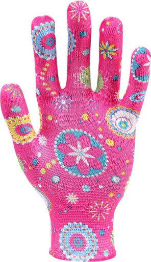 Záhradné rukavice Pink Flo, veľkosť 8 - 1 pár