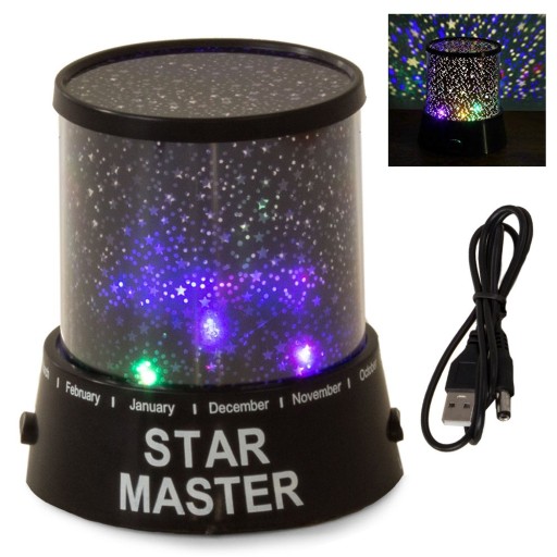 Hviezdny projektor obloha nočné svetlo hviezdny majster