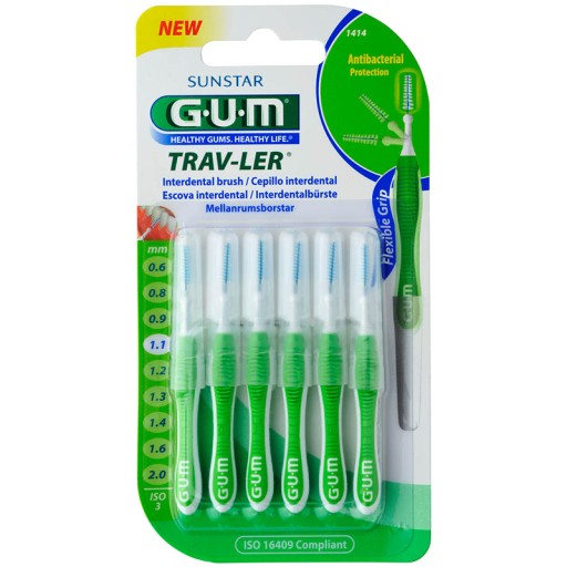 GUM medzizubné kefky, stierače, čističe