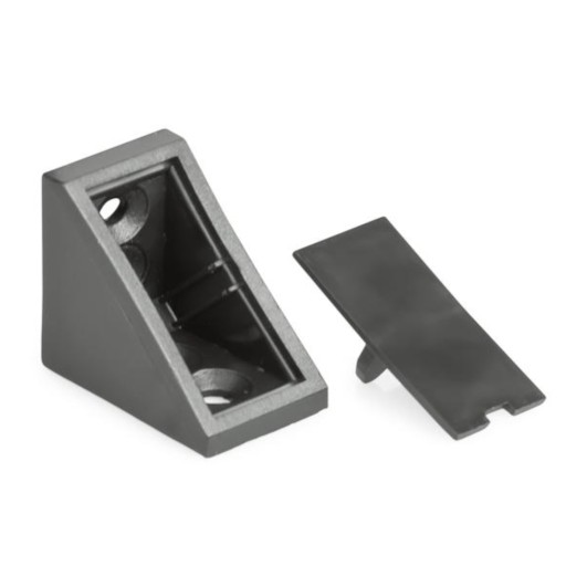 Plastový dvojuholník Komandorek Black