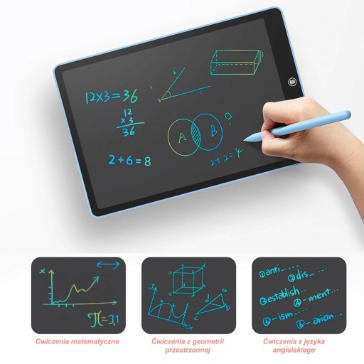 VEĽKÝ GRAFICKÝ TABLET NA KRESLENIE PRÍRUČNEJ TABULE ZÁPIS PRE DETI