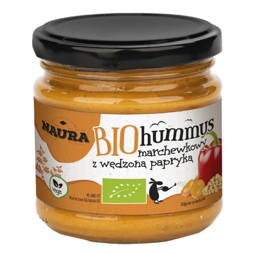 Mrkvový hummus s bio údenou paprikou 190g