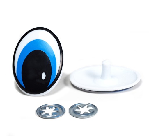 EYES BLUE ELIPSE MESH 42x31mm - SCOGS