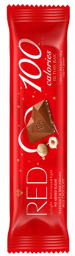 Red Delight MLIEČNA ČOKOLÁDA S ORIEŠKAMI Tyčinka