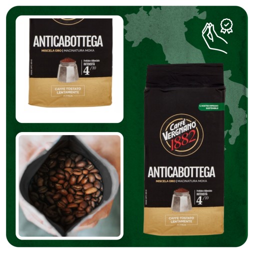 Vergnano Antica Bottega 250g mletá káva