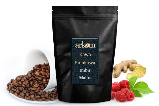 Káva ochutená - Zázvor - Malina 50g