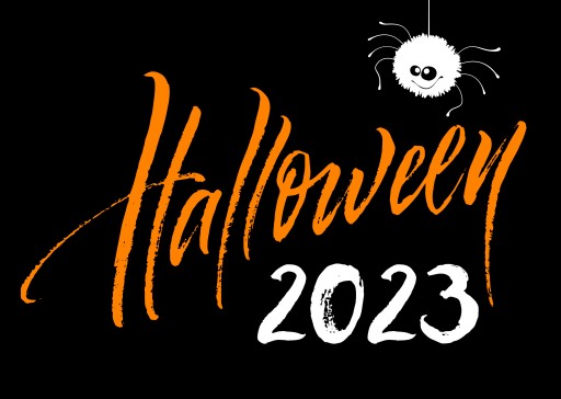 HALLOWEENSKÝ BANNER PLAGÁT Vzor pavúka