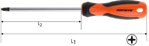 Krížový skrutkovač Jufisto PZ3x150 mm