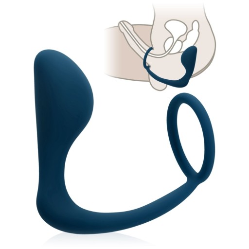 MASÁŽER PROSTATY ANÁLNY PRUG PENIS PRSTEŇ