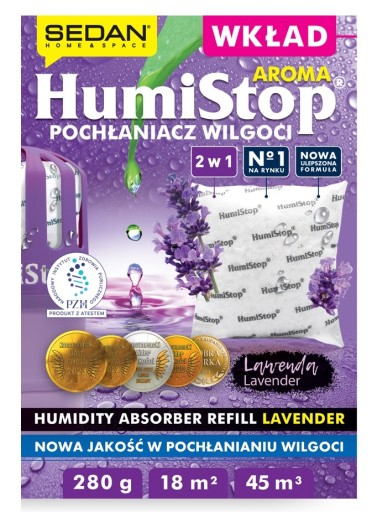 VLOŽKA DO HUMISTOP ODVLHČOVAČA VZDUCHU LEVANDUĽA
