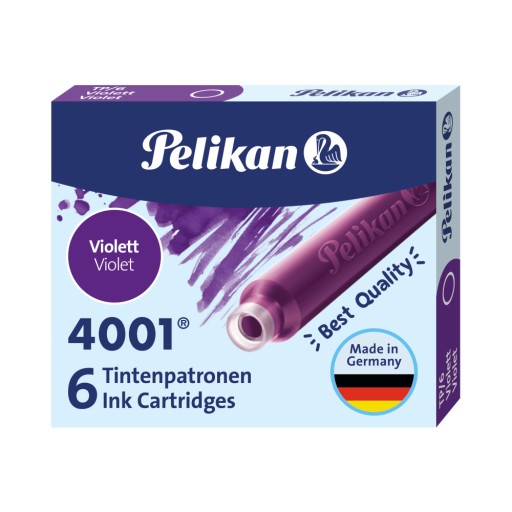 Náplne do plniaceho pera 4001 krátke TP/6 PELIKAN