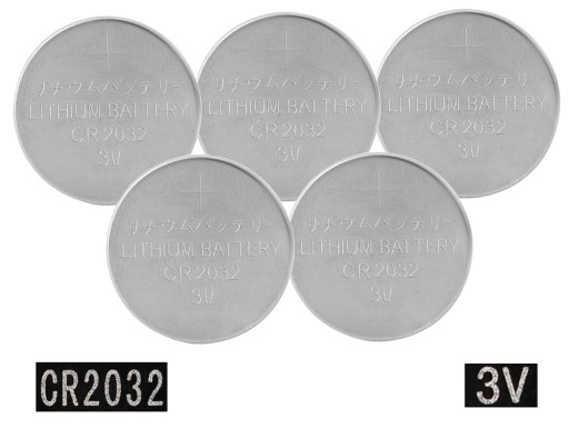 Lítiové batérie CR2032 DL2032 5004LC 3V sada 5 kusov