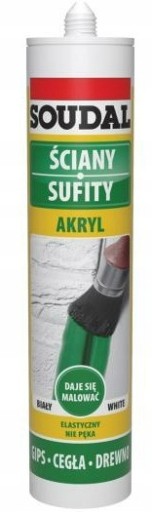 Soudal Univerzálny biely akryl 280ml