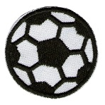 Futbalová 6cm nášivka SM, termo na mikiny, nohavice, bundy, výrobca PL