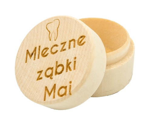 Krabička na prvý mliečny zúbok s gravírovaním