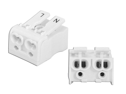 238-2P 24A 450V 2,5mm2 samosvorný konektor.