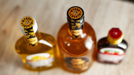 MALÝ štítok - VODKA DUCH LESA 16 ks.