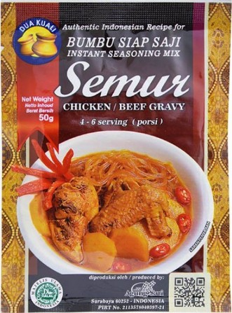 DUA KUALI BUMBU SEMUR MIX 50G INDONÉZIA